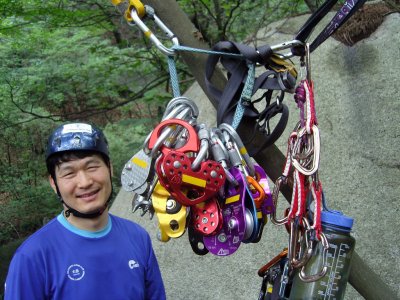 인천산악구조대 산악구조훈련