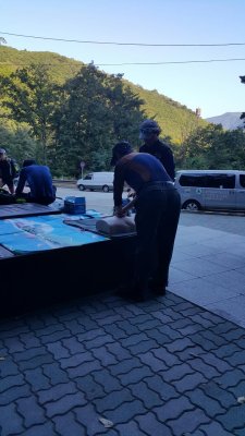 남설악구조대,오색분소 합동안전산행캠페인