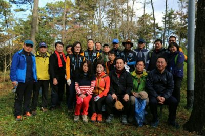 11월 5일 목포 양을산 환경정화 활동 및 산악구조대훈련