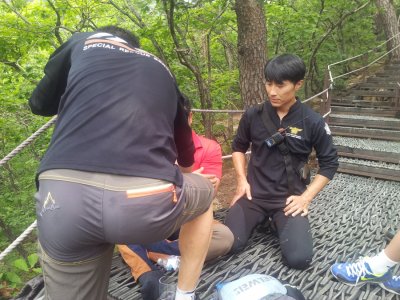 외설악산악구조대  구조활동사진