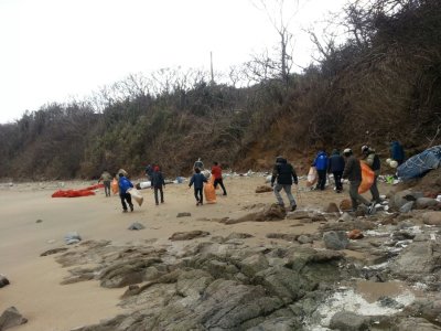 태풍 휴유증 치료 / 내변산산악구조대