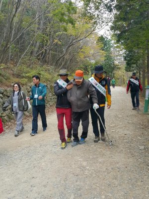전국 장애우 나눔산행 행사 참석