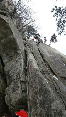 2016년 신년산행 인수봉